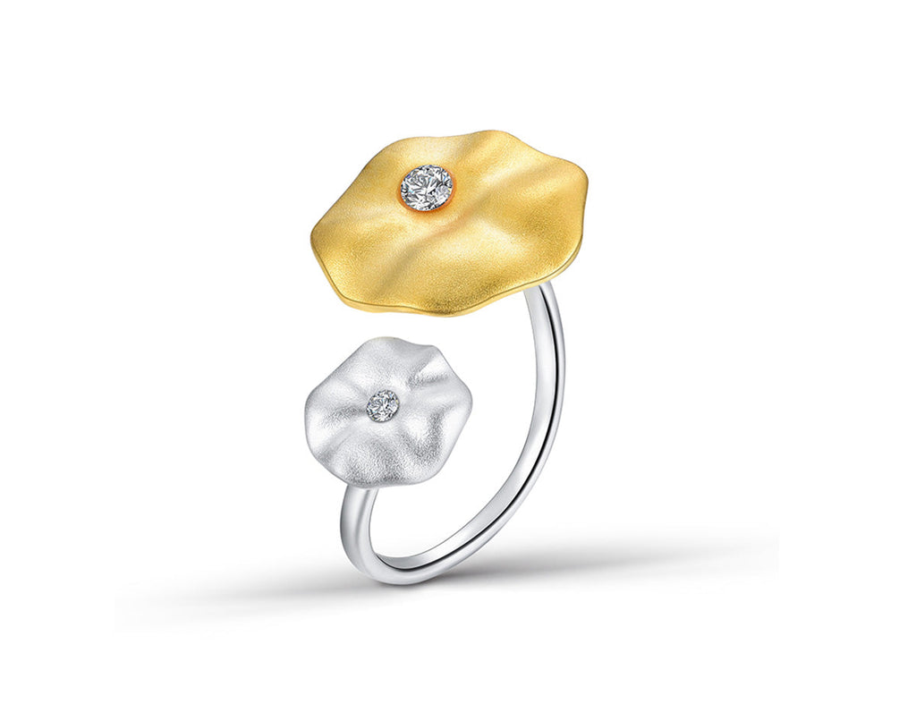 “Dewdrop Embrace Ring”