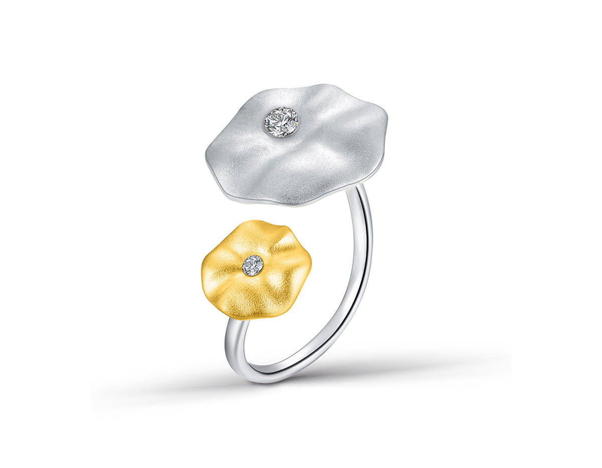 “Dewdrop Embrace Ring”