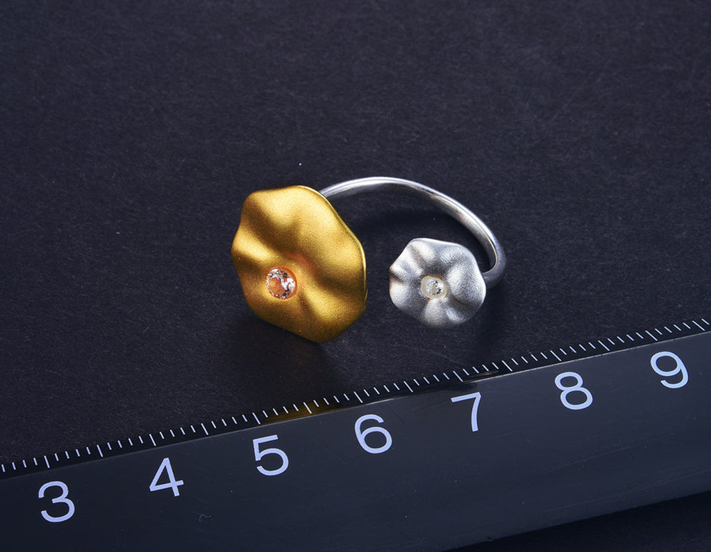 “Dewdrop Embrace Ring”