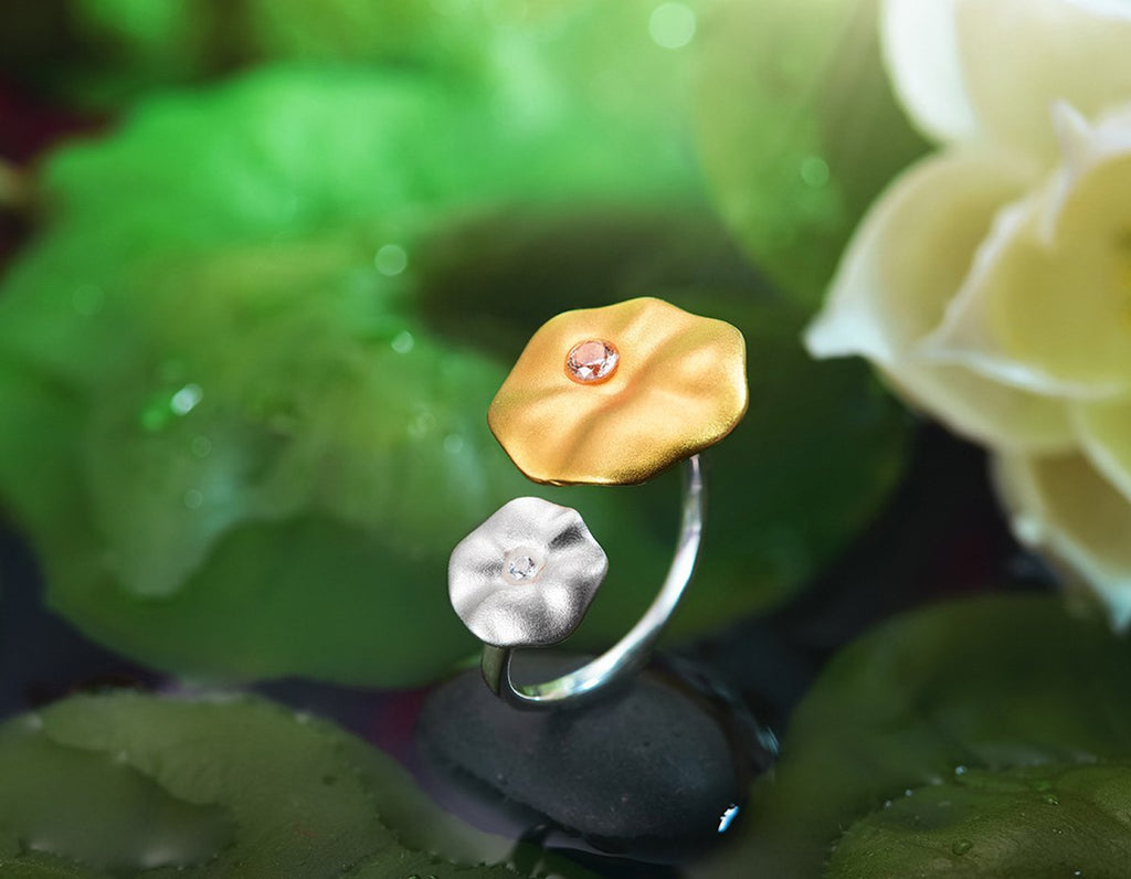 “Dewdrop Embrace Ring”