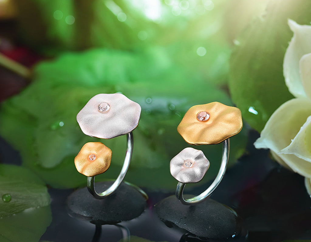 “Dewdrop Embrace Ring”