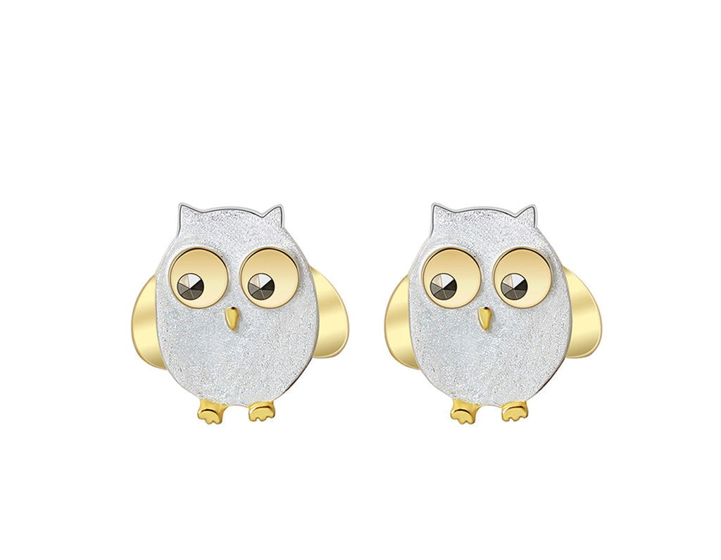 Owl's Embrace Earrings