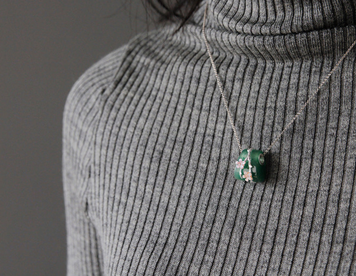 Serenade of Plum Blossoms Pendant