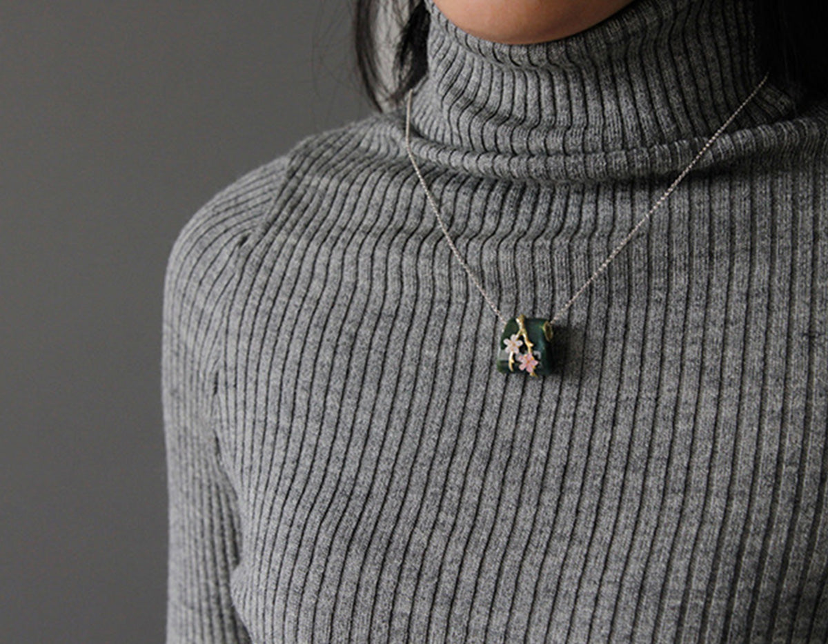 Serenade of Plum Blossoms Pendant