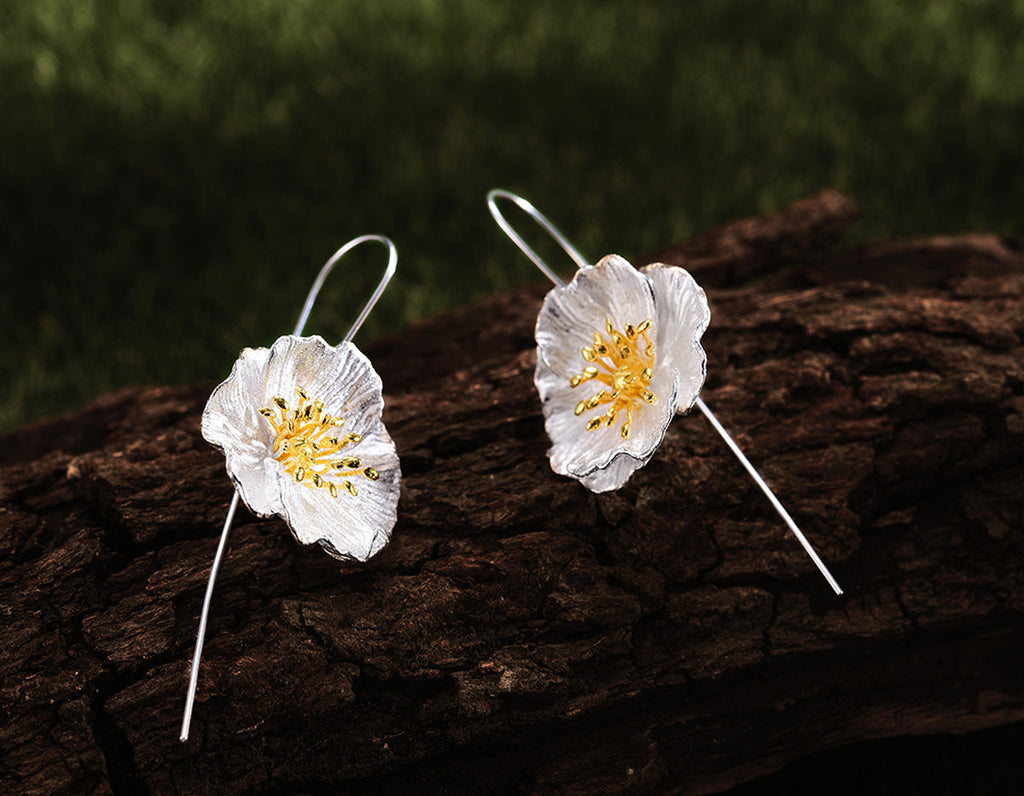 Elysian Poppy Embrace Earrings