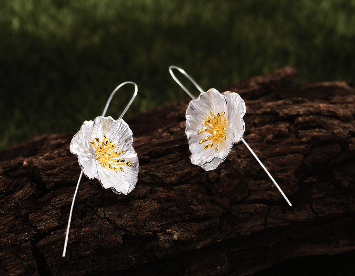 Elysian Poppy Embrace Earrings