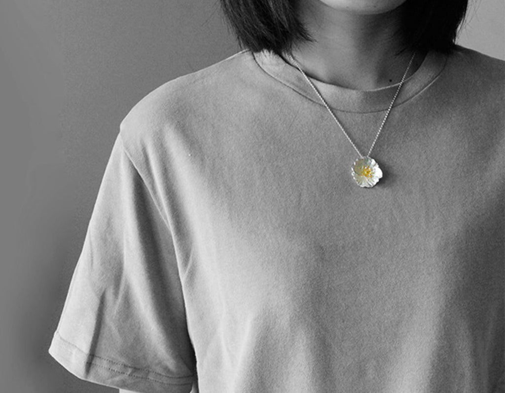 Elysian Poppy Embrace Pendant