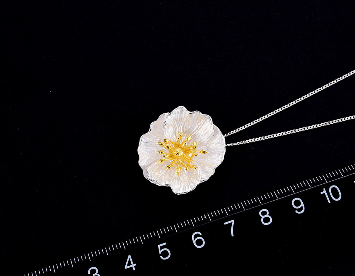 Elysian Poppy Embrace Pendant