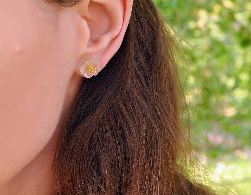 Petal Veil Studs