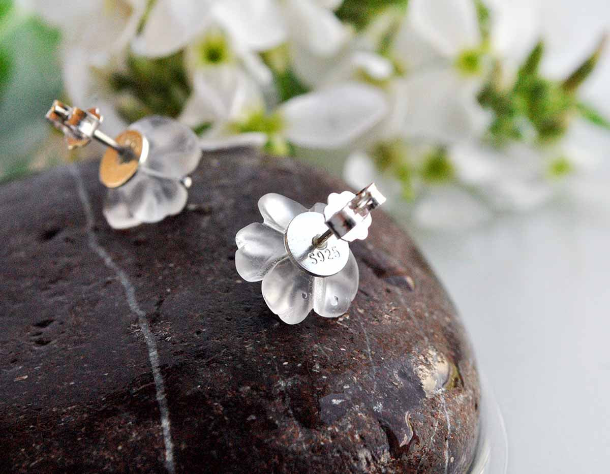 Petal Veil Studs