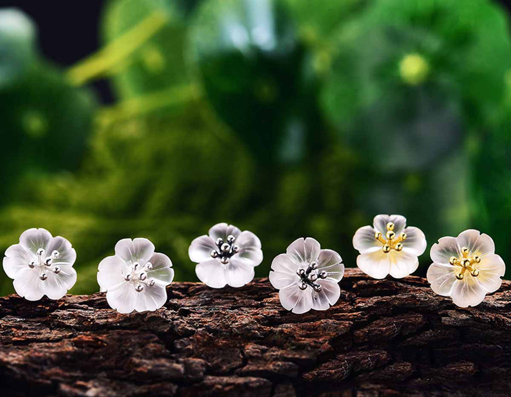 Petal Veil Studs