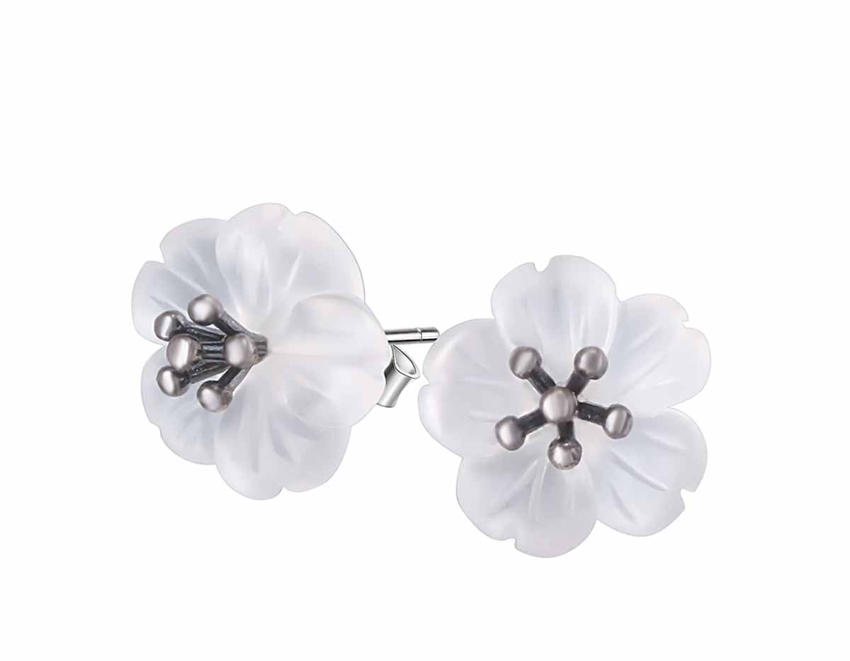 Petal Veil Studs