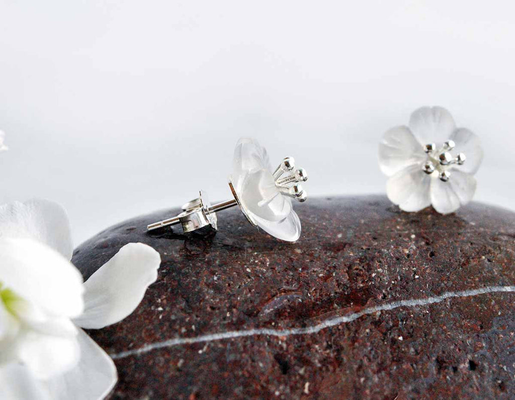 Petal Veil Studs