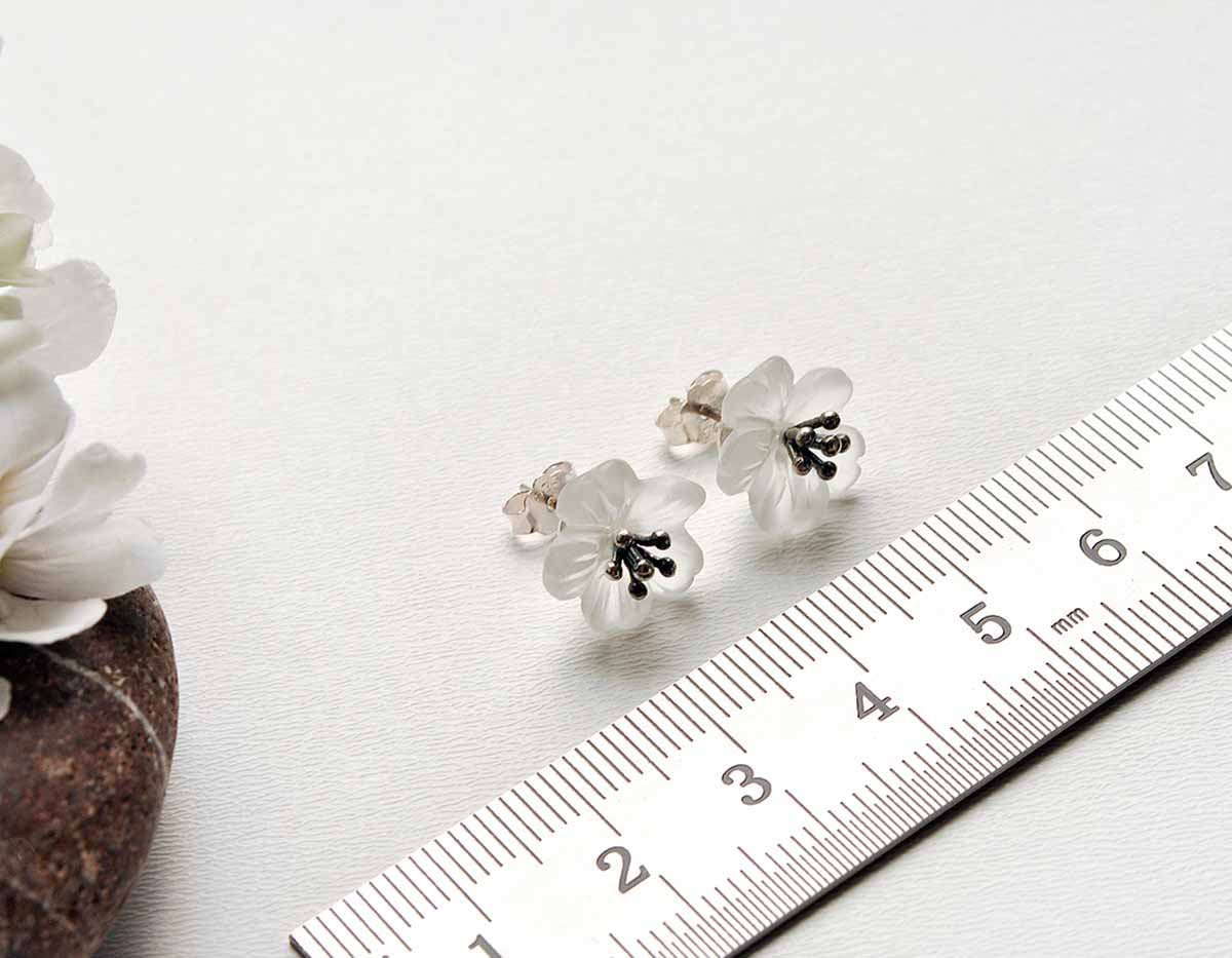 Petal Veil Studs