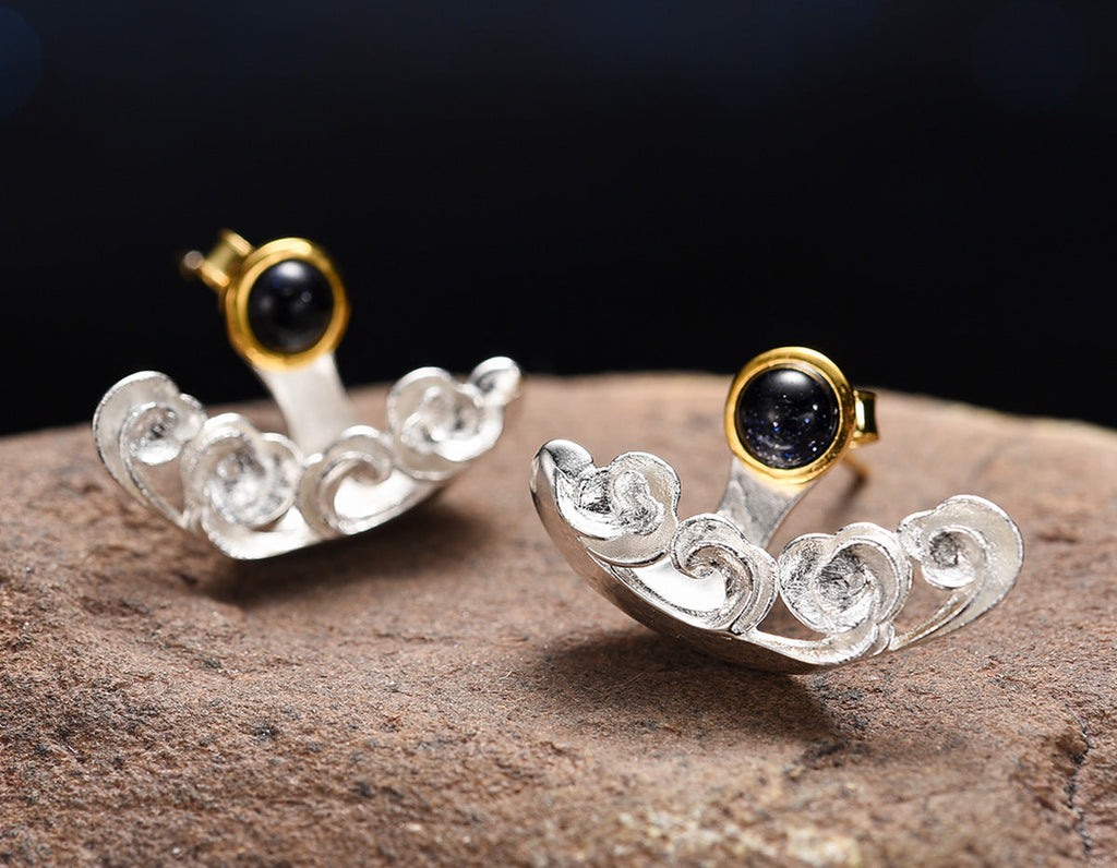 Luminous Tide Earrings