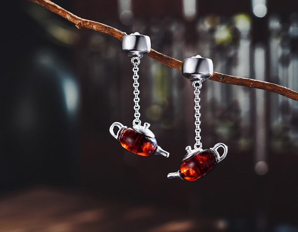 Serenade of Tealeaves Earrings