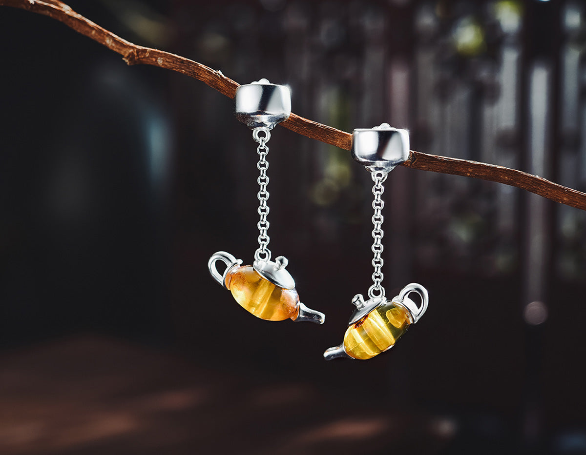 Serenade of Tealeaves Earrings