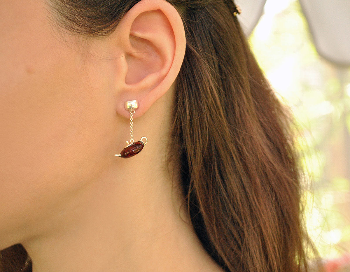 Serenade of Tealeaves Earrings