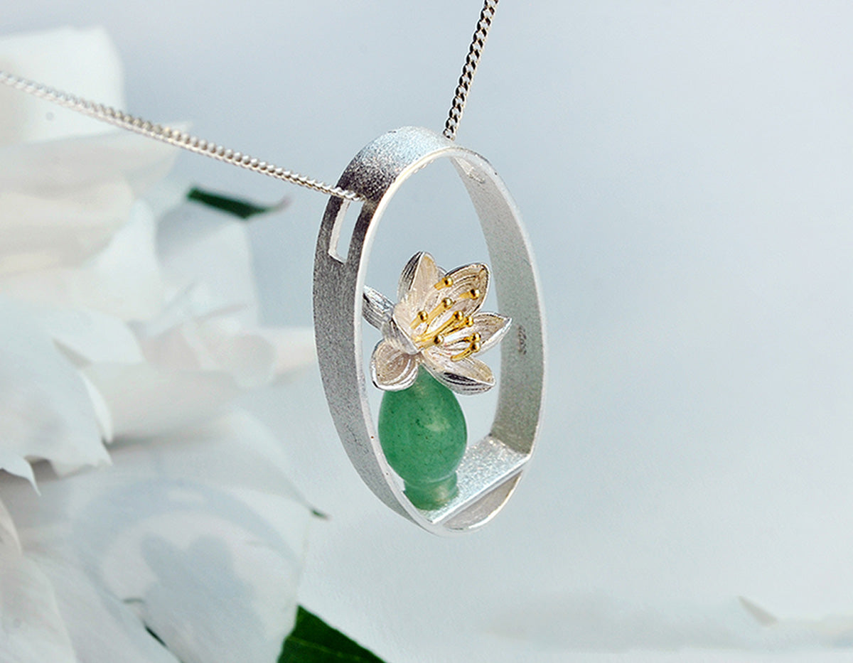 “Serenity Bloom Pendant”