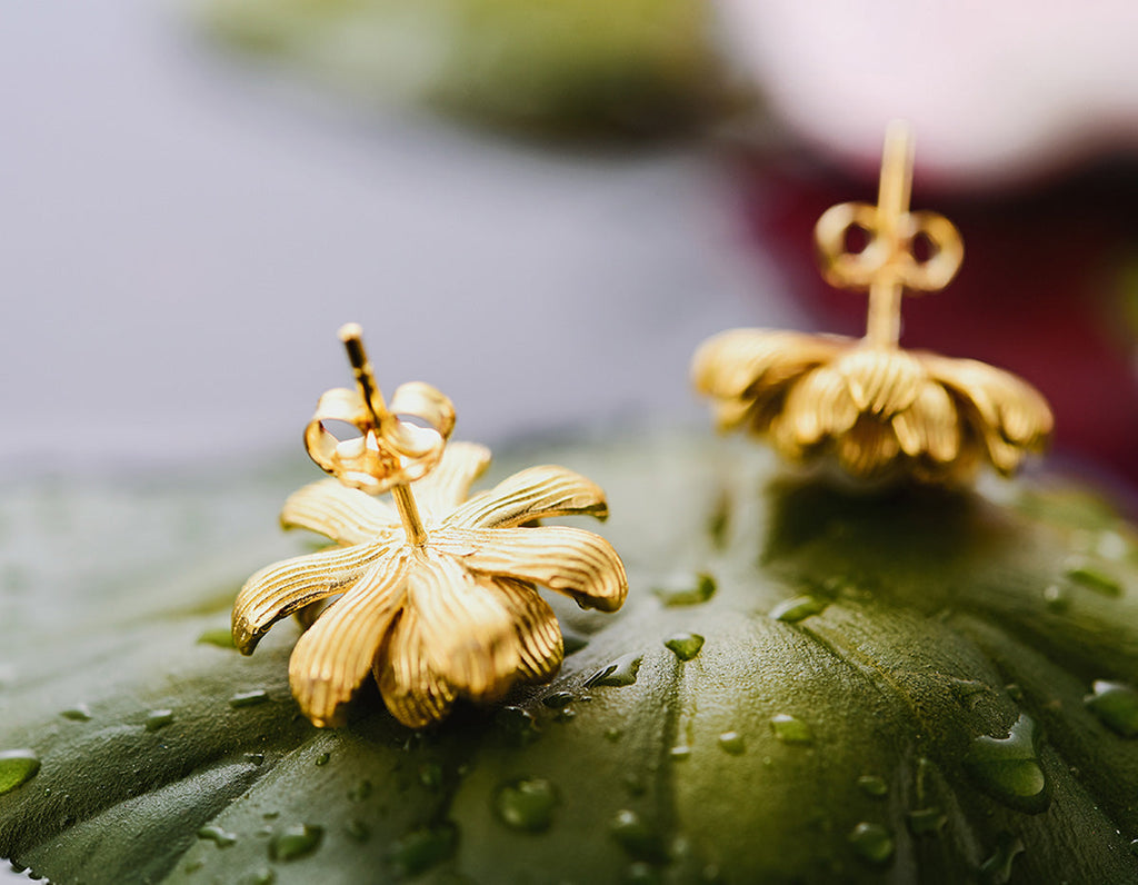 Lustre Lotus Embrace Earrings