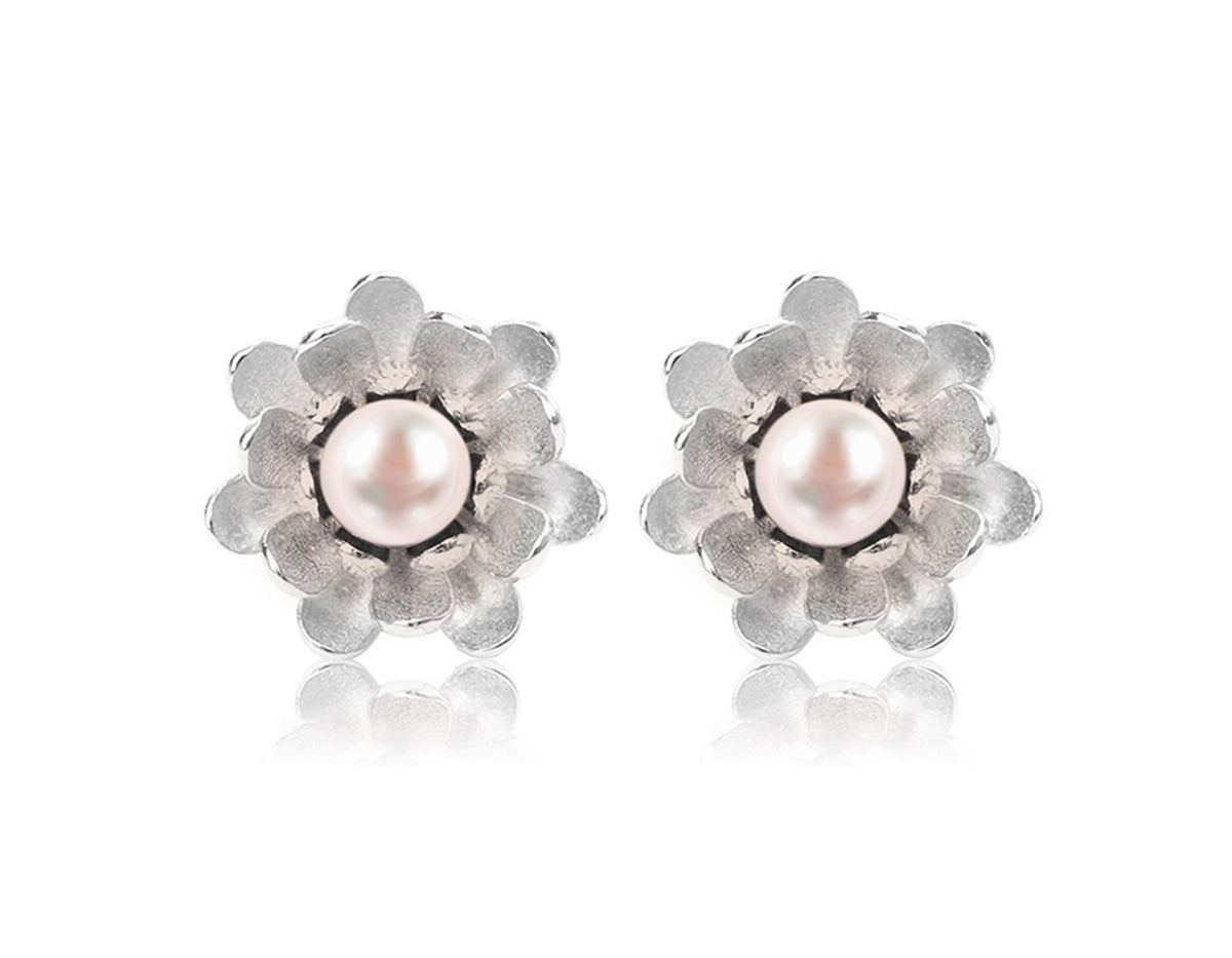 Lustre Lotus Embrace Earrings