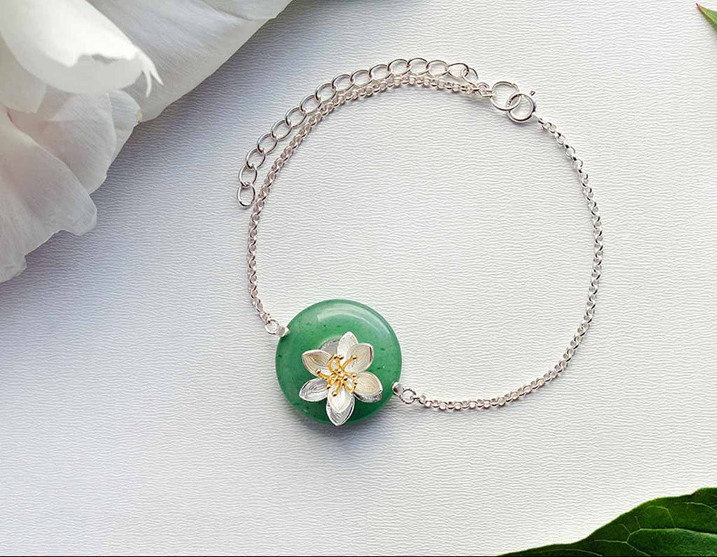 Serenity Lotus Bracelet