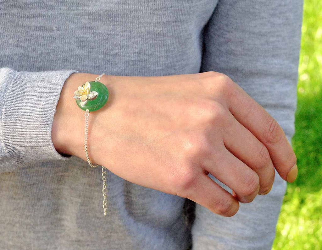 Serenity Lotus Bracelet