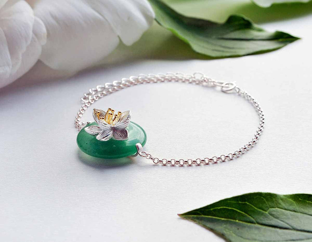 Serenity Lotus Bracelet